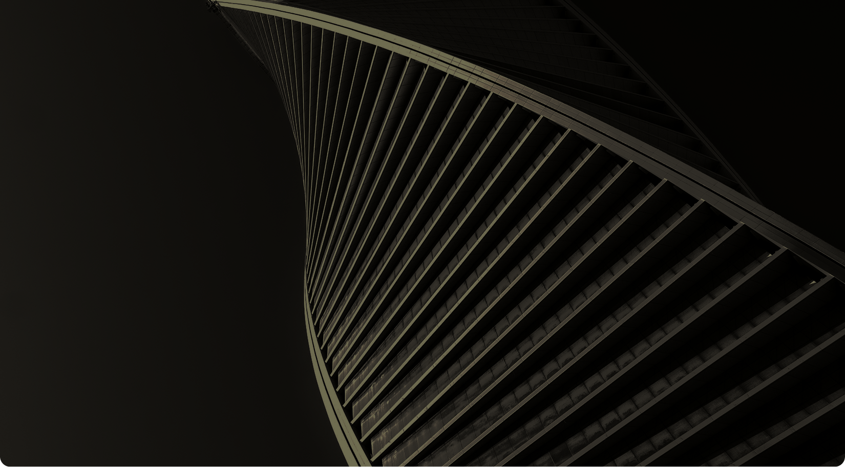 واجهة برج معماري حديث